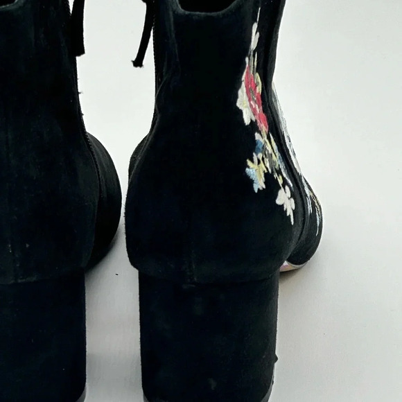 White House Black Market Womens Titus Ankle Boots Booties Multicolor Suede 9.5 M - Picture 5 of 12